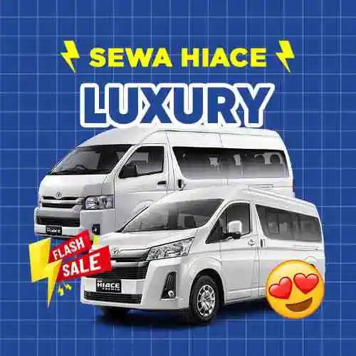 Sewa Hiace Luxury Jakarta 1 Mewah Harga Termurah