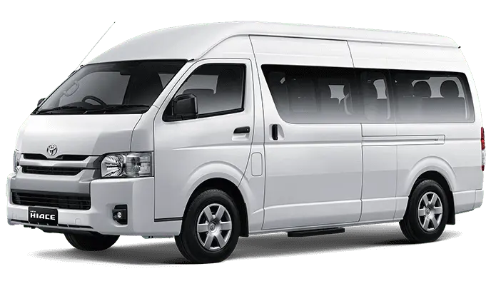 Armada Hiace Commuter di Skycity Trans