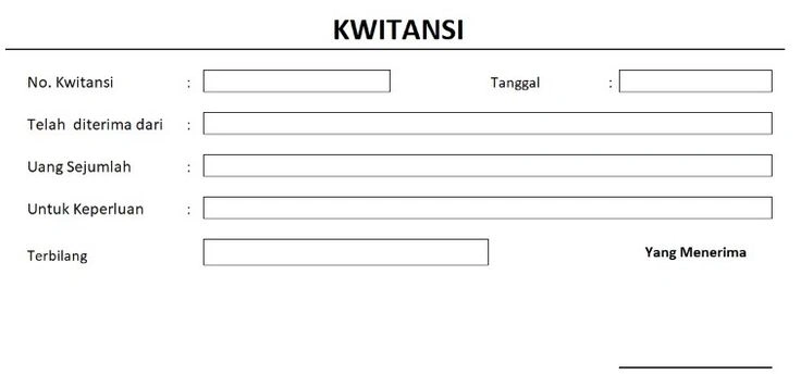 Bukti pembayaran 