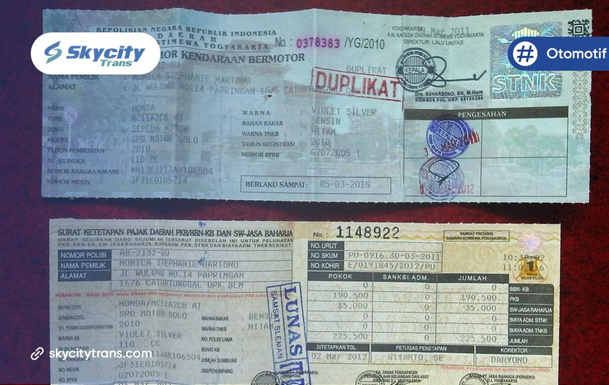 Cara Hitung Denda Pajak Mobil - Skycity Trans