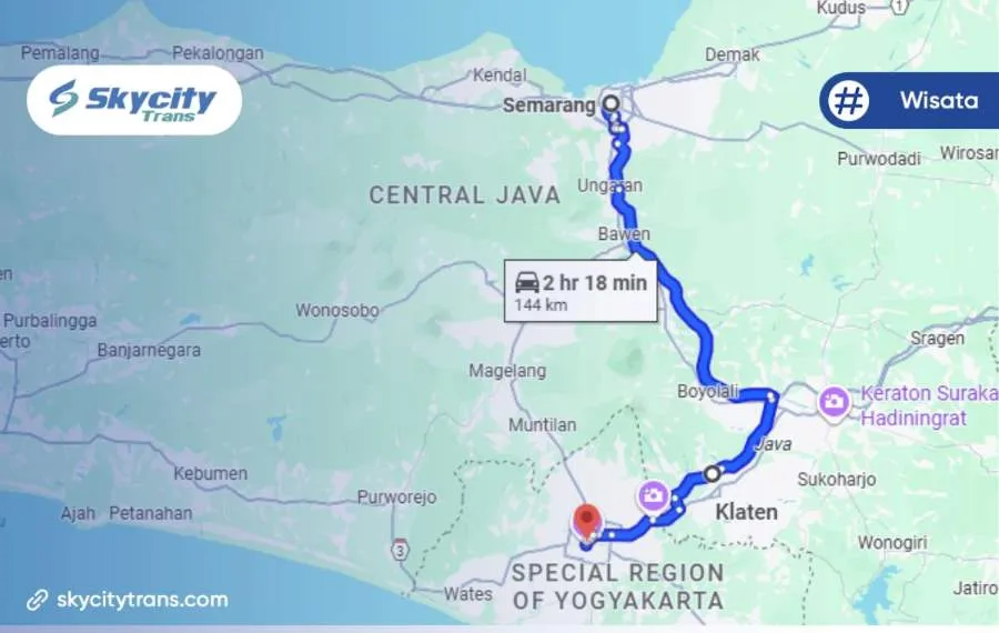 Jarak Semarang Jogja - Skycity Trans