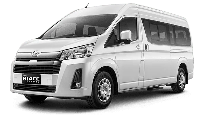 Sewa mobil Hiace Premio Luxury Harga Murah di Jakarta