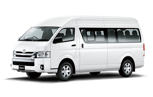 Sewa mobil Hiace dengan sopir