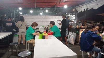 Kuliner malam di Pasar 8 Alam Sutera