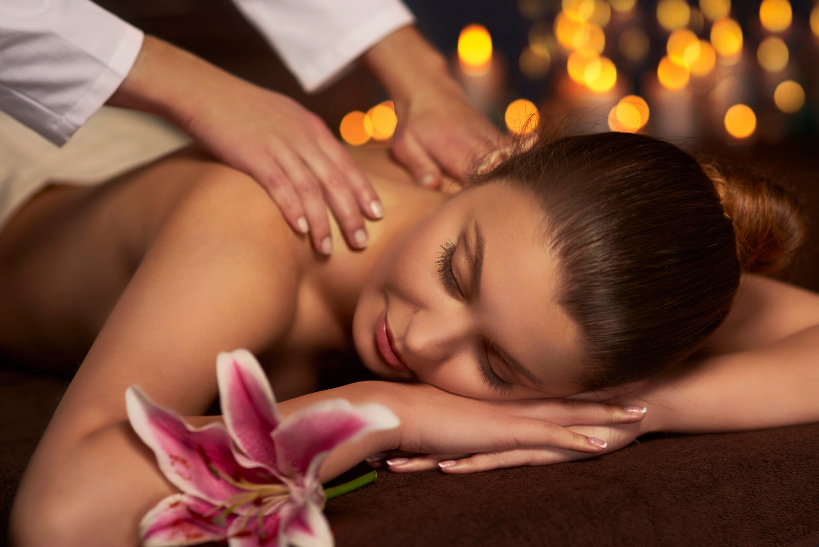 Menikmati spa dan massage