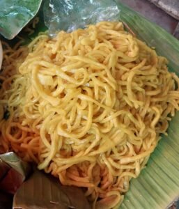 Gambaran Bakmi Pentil sebagai salah satu wisata kuliner Pasar Beringharjo
