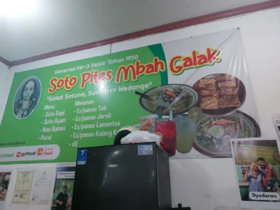 Wisata kuliner Nasi Soto Pites Mbah Galak