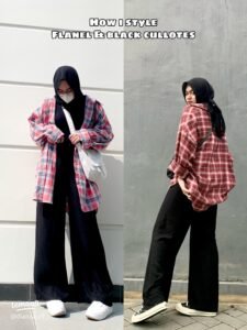 Ide outfit nonton konser hijab,