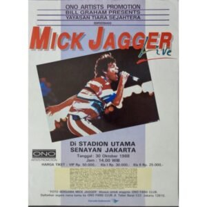 Artis luar negeri yang pernah konser di Indonesia Mick Jagger