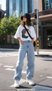 Outfit nonton konser outdoor: Bucket hat