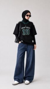 Outfit nonton konser outdoor hijab