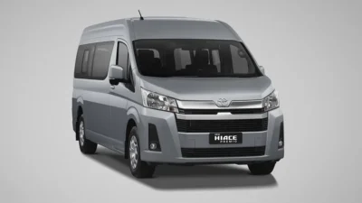 hiace warna silver metallic