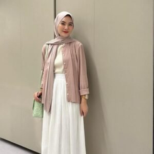 Ide outfit nonton konser hijab,